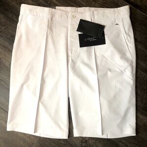 J. Lindeberg Somle Shorts White size 36 Men’s Lightweight Poly Stretch